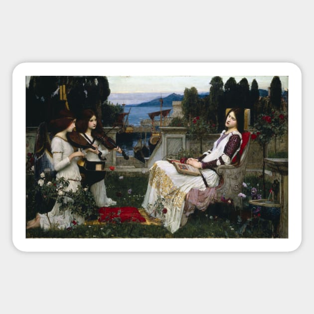 Saint Cecilia - John William Waterhouse Sticker by themasters